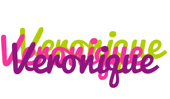 Veronique flowers logo