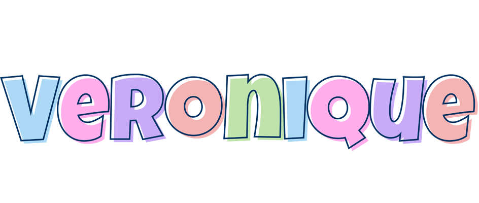 Veronique pastel logo
