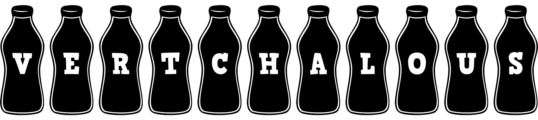 Vertchalous bottle logo