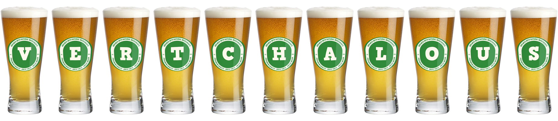 Vertchalous lager logo