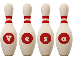 Vesa bowling-pin logo