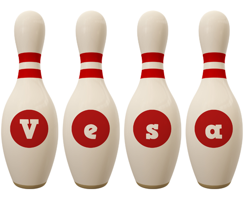 Vesa bowling-pin logo