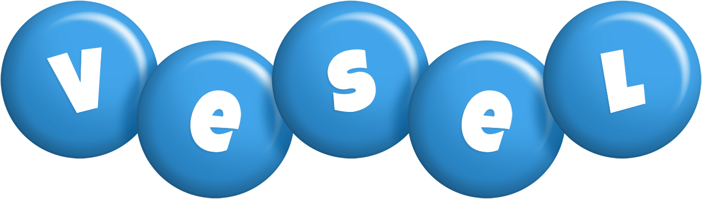 Vesel candy-blue logo