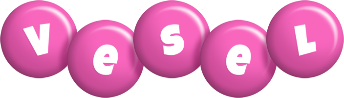 Vesel candy-pink logo