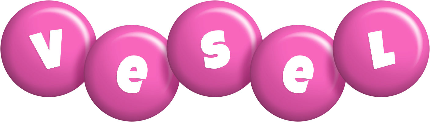 Vesel candy-pink logo