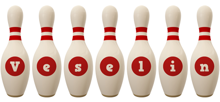 Veselin bowling-pin logo