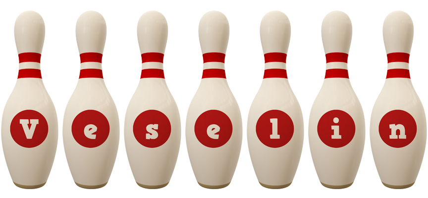 Veselin bowling-pin logo