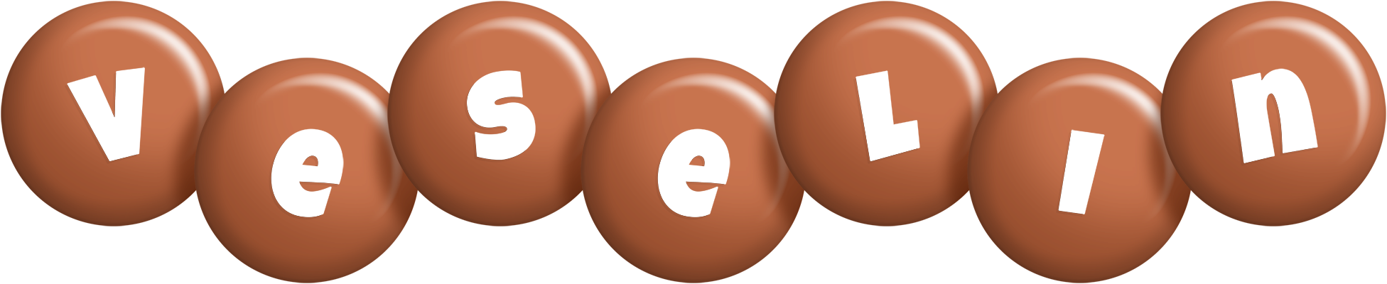 Veselin candy-brown logo