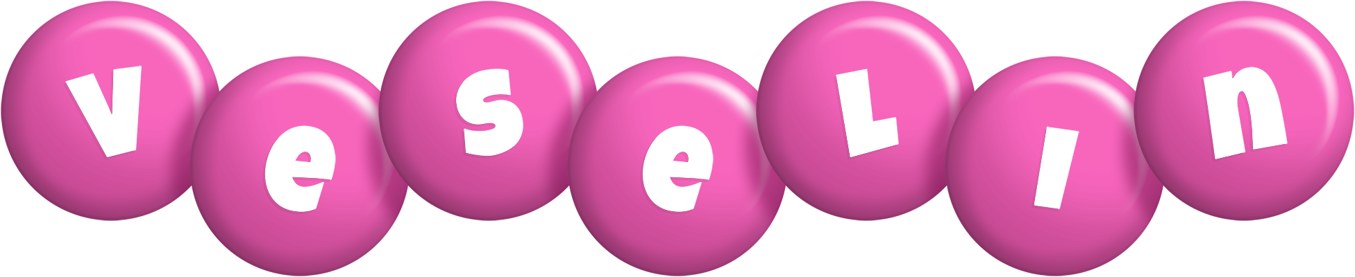 Veselin candy-pink logo