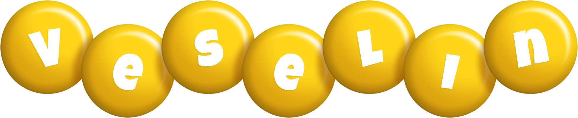 Veselin candy-yellow logo
