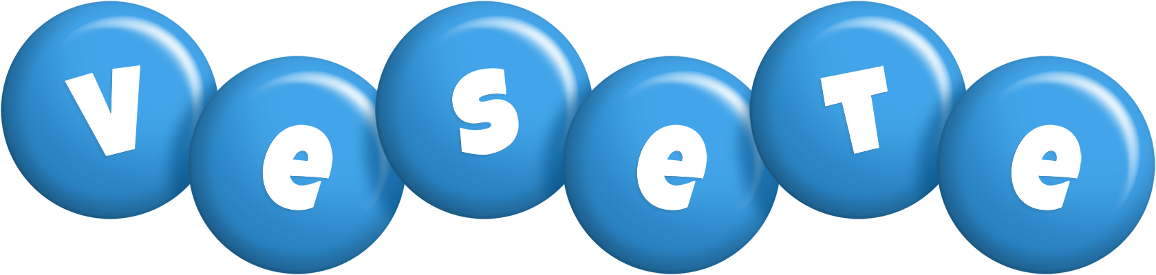 Vesete candy-blue logo