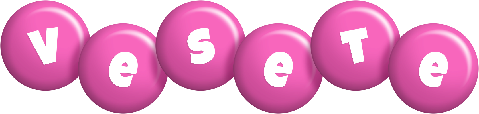 Vesete candy-pink logo