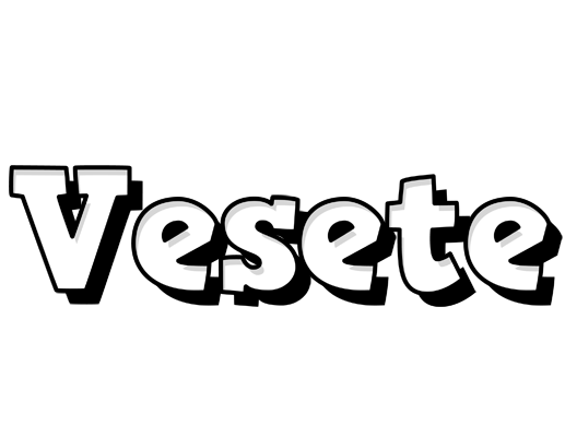 Vesete snowing logo