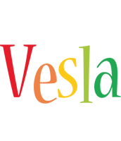 Vesla birthday logo