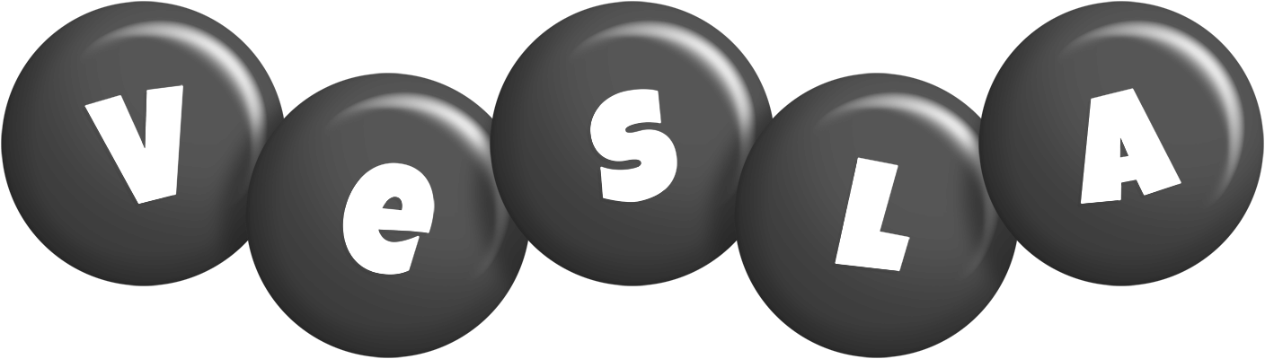 Vesla candy-black logo