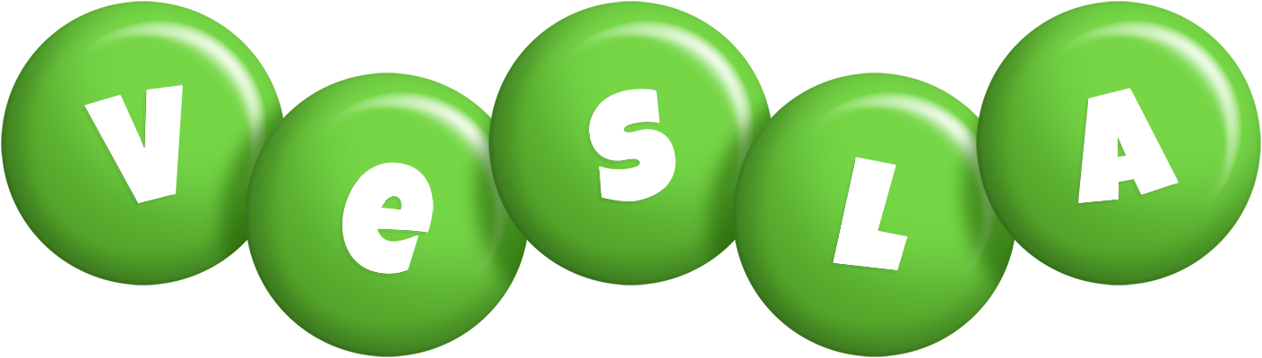 Vesla candy-green logo