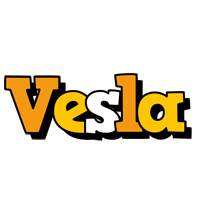 Vesla cartoon logo