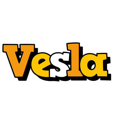 Vesla cartoon logo