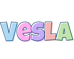 Vesla pastel logo