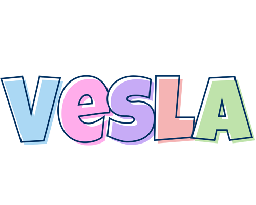 Vesla pastel logo