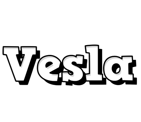 Vesla snowing logo