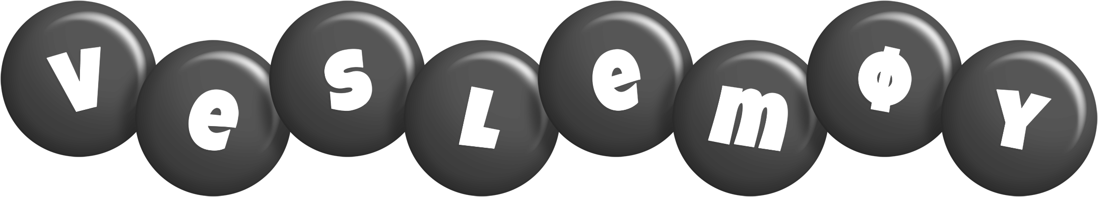 Veslemøy candy-black logo