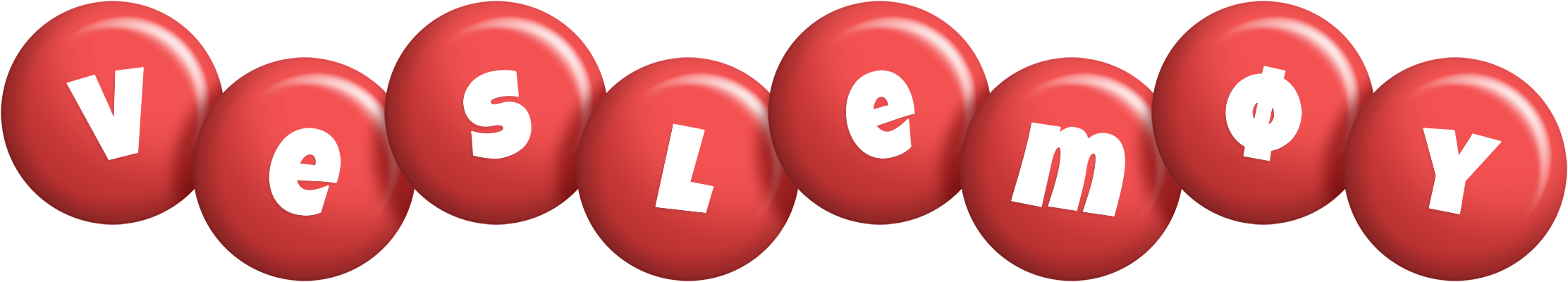Veslemøy candy-red logo