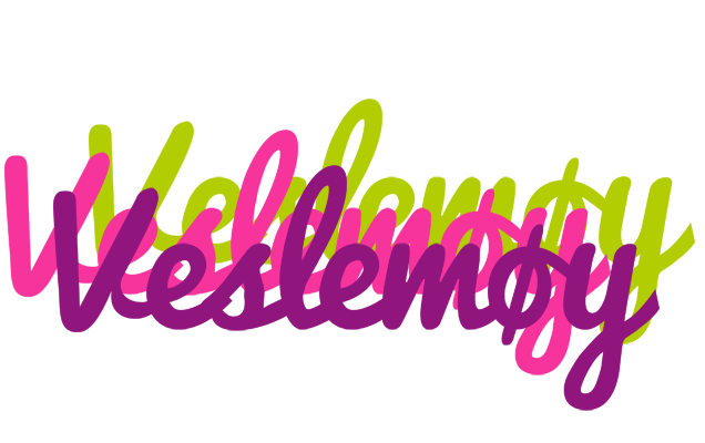 Veslemøy flowers logo