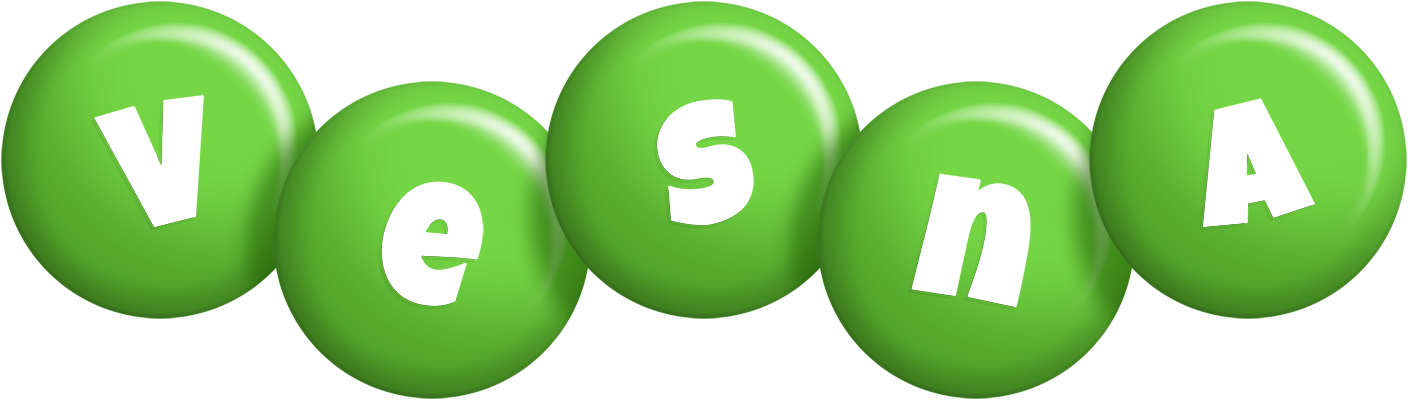 Vesna candy-green logo