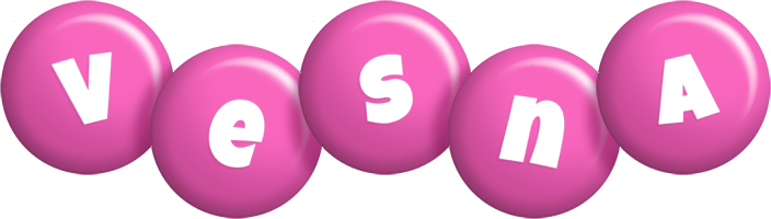 Vesna candy-pink logo