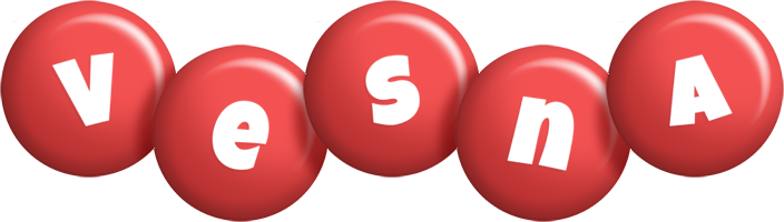 Vesna candy-red logo