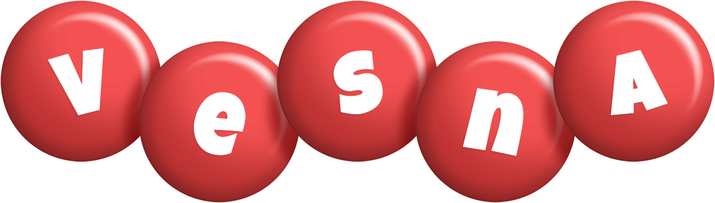 Vesna candy-red logo