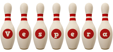 Vespera bowling-pin logo