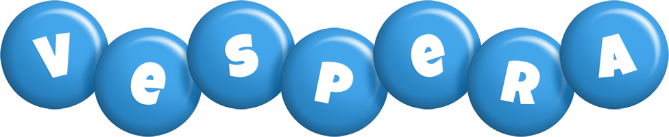 Vespera candy-blue logo