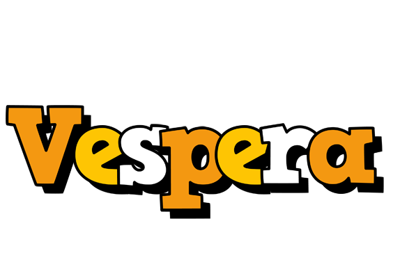 Vespera cartoon logo