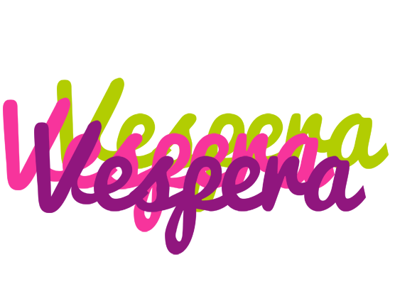Vespera flowers logo