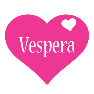 Vespera love-heart logo