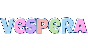 Vespera pastel logo