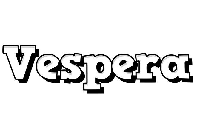 Vespera snowing logo