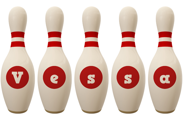 Vessa bowling-pin logo