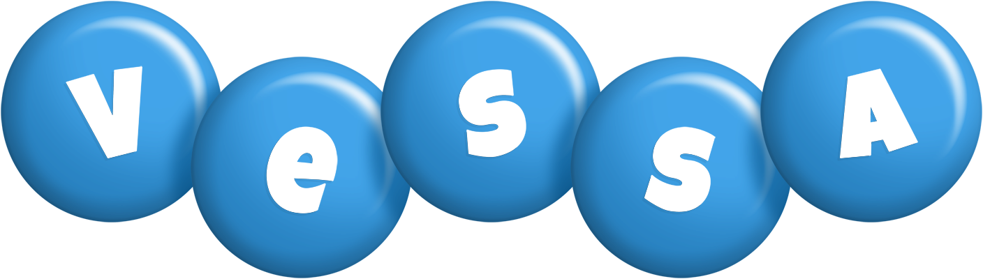 Vessa candy-blue logo