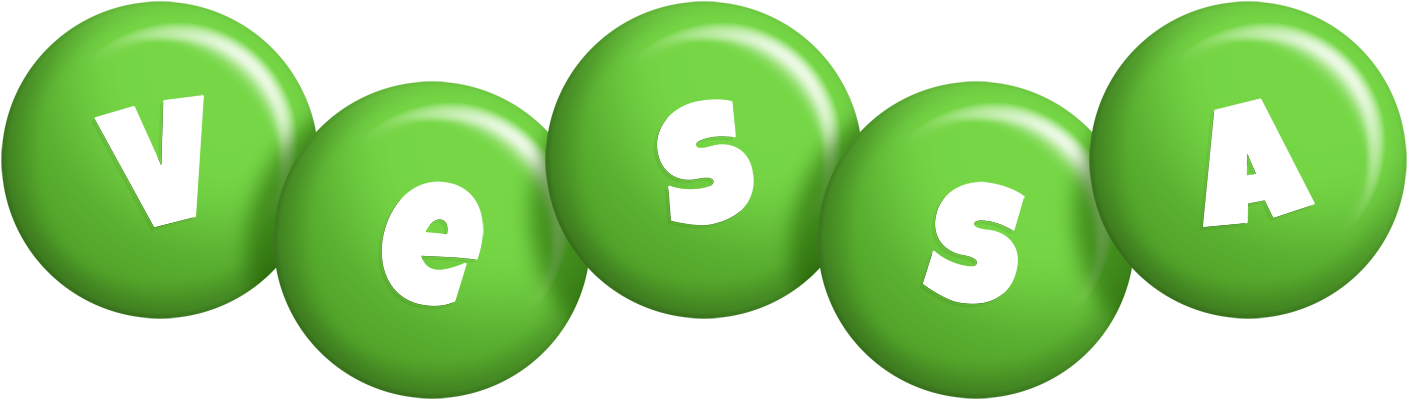 Vessa candy-green logo