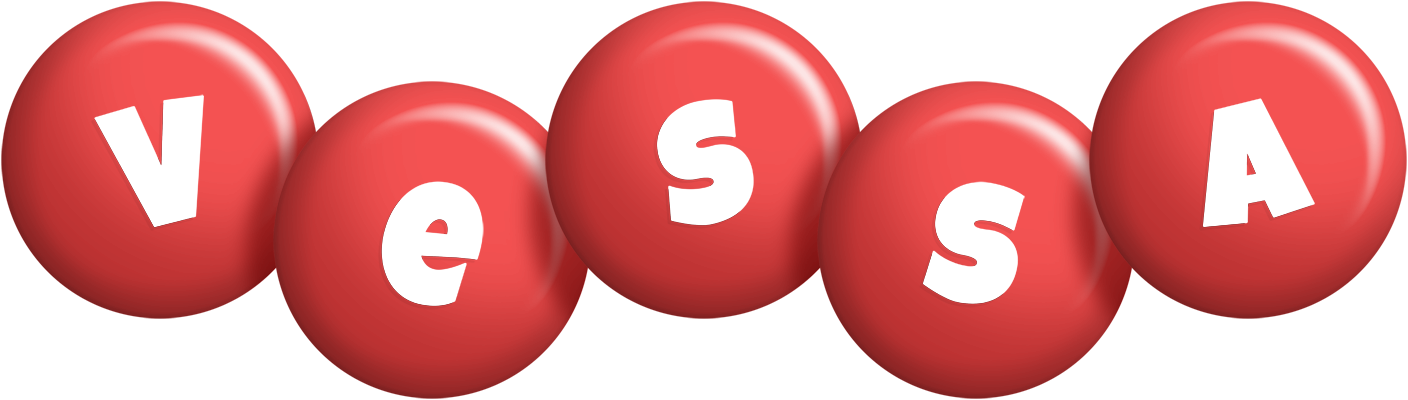 Vessa candy-red logo