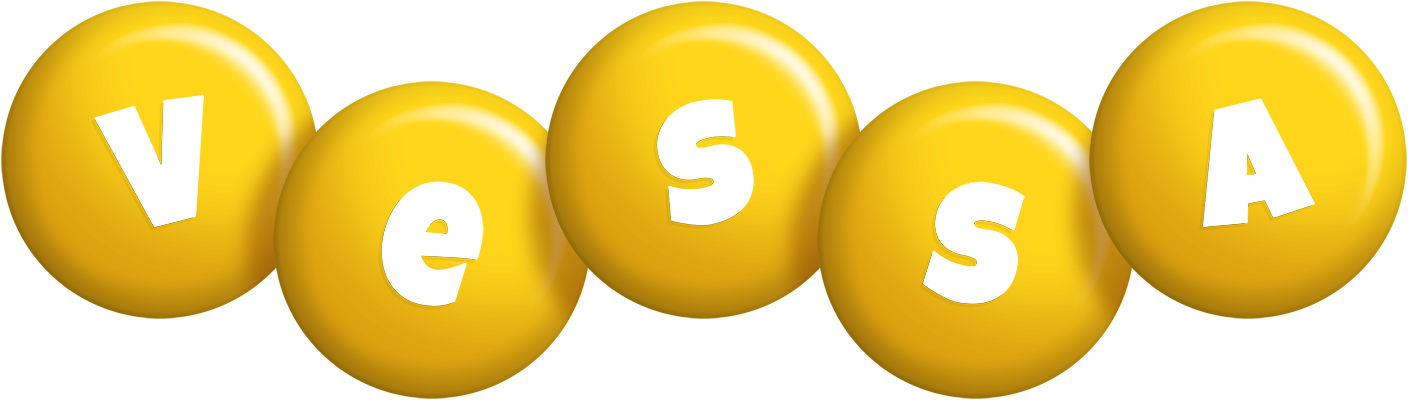 Vessa candy-yellow logo