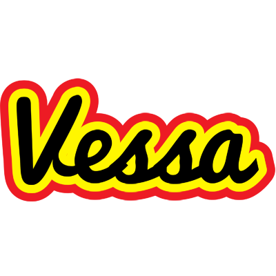 Vessa flaming logo