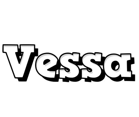 Vessa snowing logo