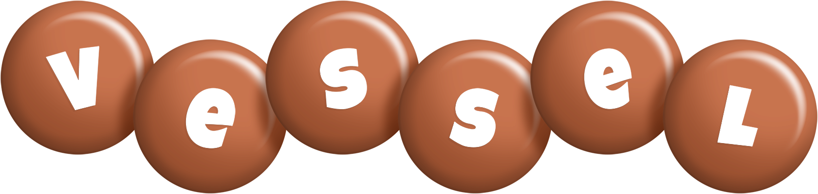 Vessel candy-brown logo
