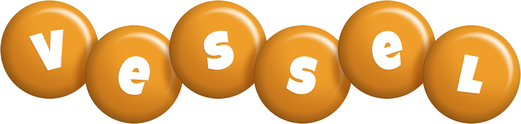 Vessel candy-orange logo
