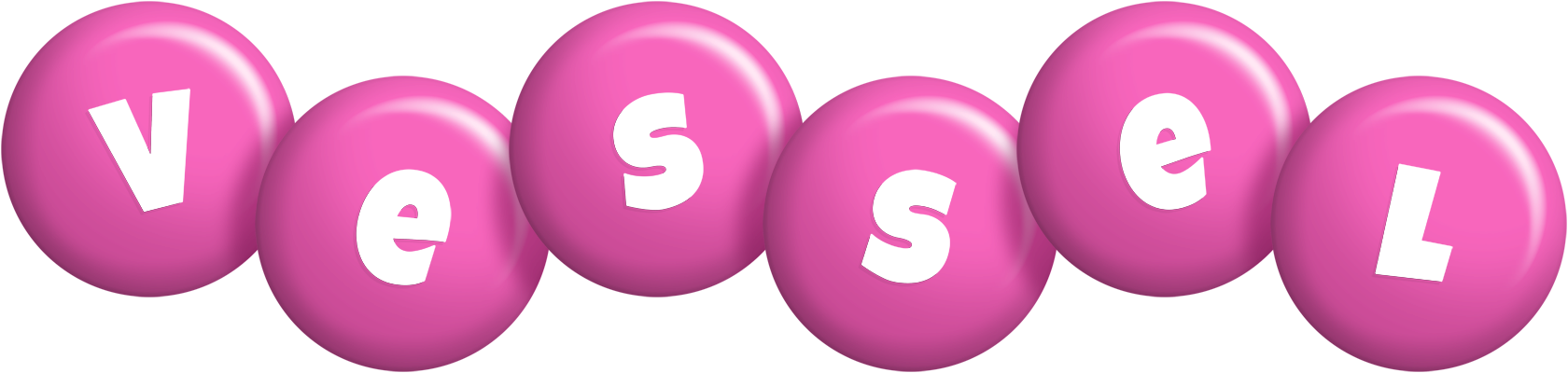 Vessel candy-pink logo