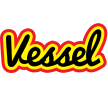 Vessel flaming logo